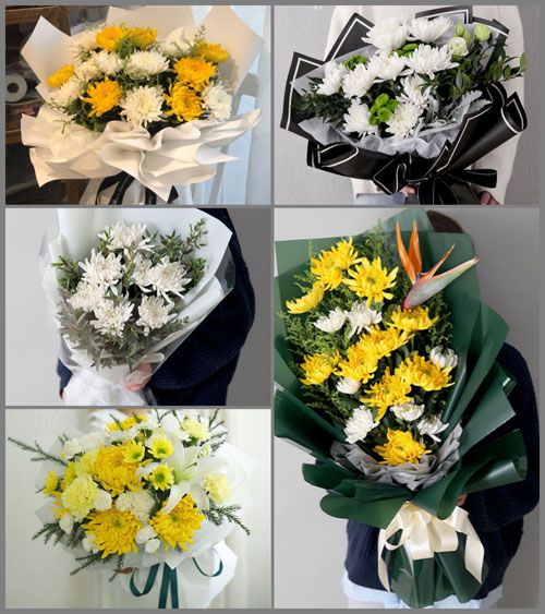 河北邯郸魏县仕望集乡白事花束代送